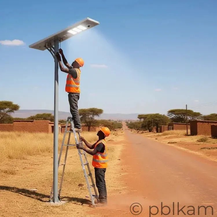 Solar Street Light with CCTV Camera | All - in - One | 40W - 100W - Ricon Lighting