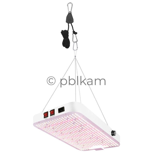 100W Square LED Grow Light Full Spectrum Dimmable VEG/BLOOM - Ricon Lighting