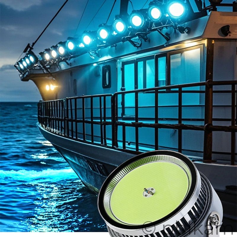 AC COB LED Fish Attracting Light 1000W | Vessel - Mounted - Ricon Lighting