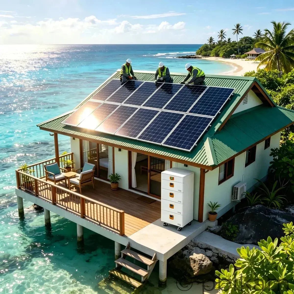 All - in - One 12kW+60kWh Solar storage System (Stackable) - Ricon Lighting