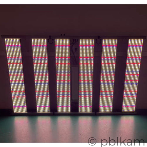 1300W LED Grow Light | Full Spectrum 6 - Bar | 4x6ft Coverage | Dimmable - Ricon Lighting