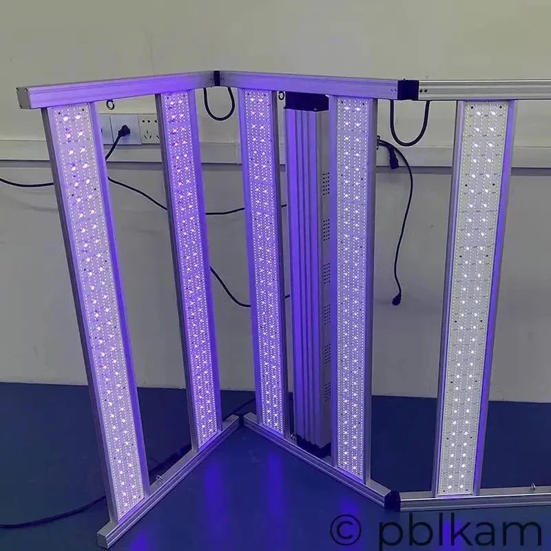 1300W Spider LED Grow Light | Full Spectrum 6 - Bar | 4x6ft Coverage | Dimmable - Ricon Lighting