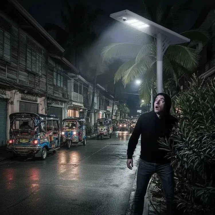 Solar Street Light with CCTV Camera | All - in - One | 40W - 100W - Ricon Lighting