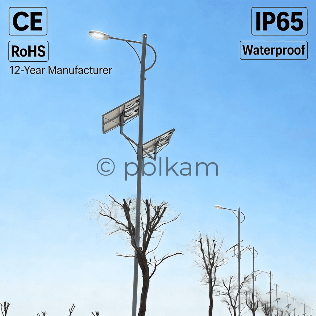 200W Split Solar Street Light | LED Outdoor Project Light - Ricon Lighting