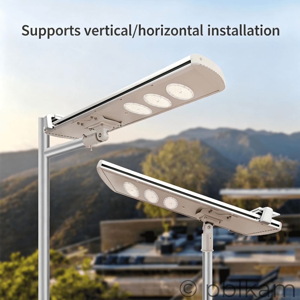 AL - Auto Clean40 Series Solar Street Light with Auto - Cleaning System - Ricon Lighting