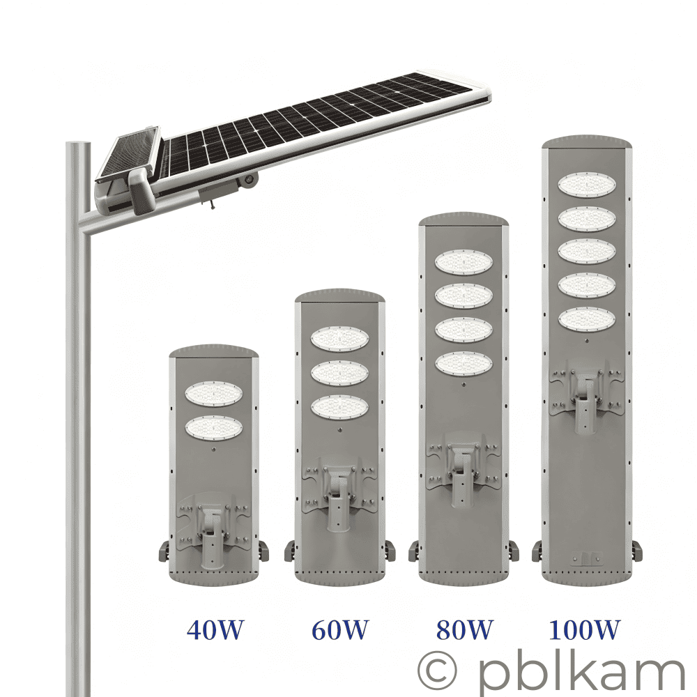 AL - Auto Clean40 Series Solar Street Light with Auto - Cleaning System - Ricon Lighting