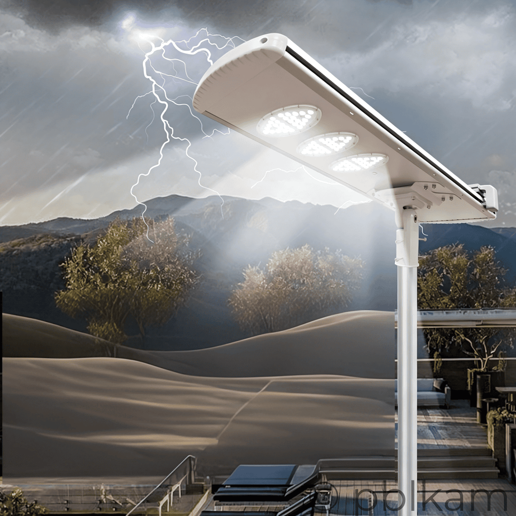 AL - Auto Clean40 Series Solar Street Light with Auto - Cleaning System - Ricon Lighting
