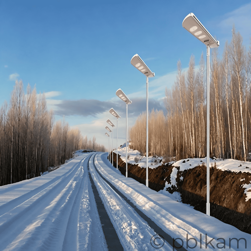 AL - Auto Clean40 Series Solar Street Light with Auto - Cleaning System - Ricon Lighting