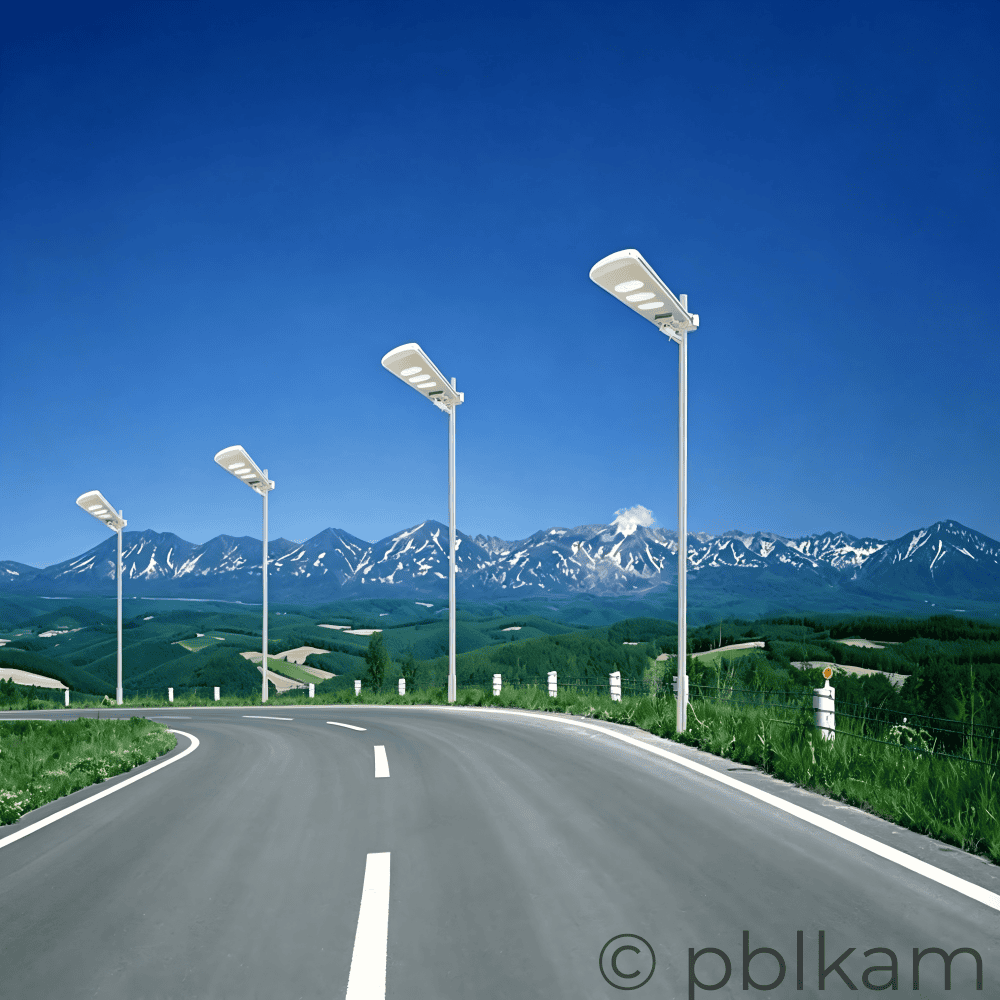 AL - Auto Clean40 Series Solar Street Light with Auto - Cleaning System - Ricon Lighting