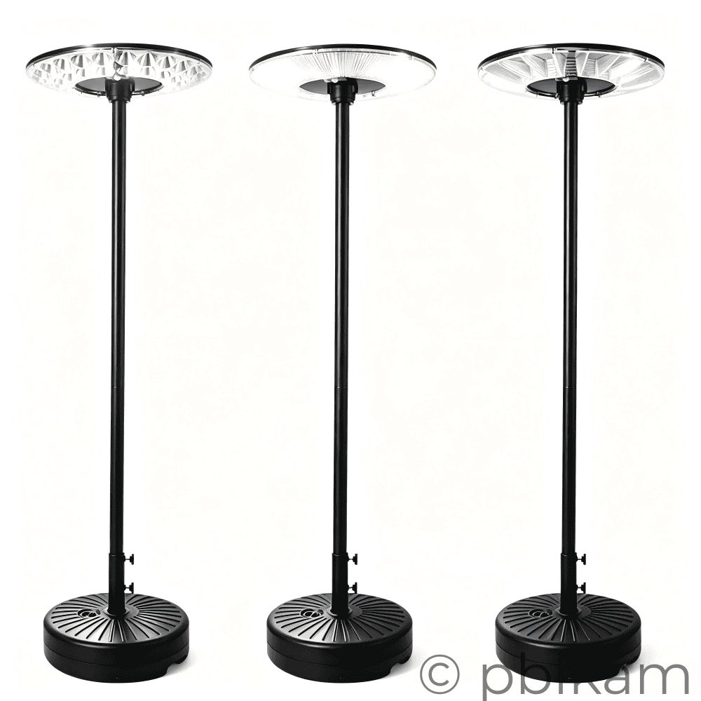 Solar UFO Garden Floor Light - Large | Portable Outdoor Patio Lamp | Radar Sensor IP67 - Ricon Lighting