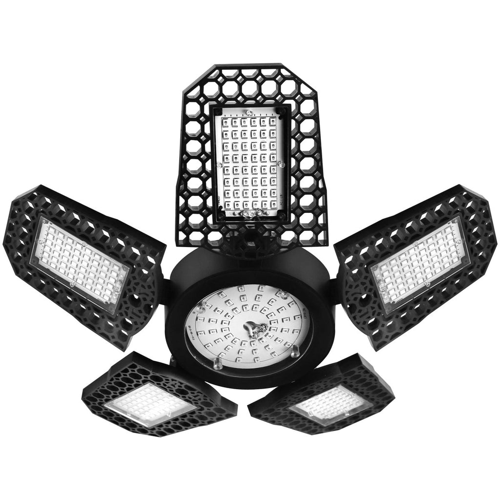 Foldable 5 - Panel LED Grow Light Full Spectrum Red Blue for Indoor Plants - Ricon Lighting