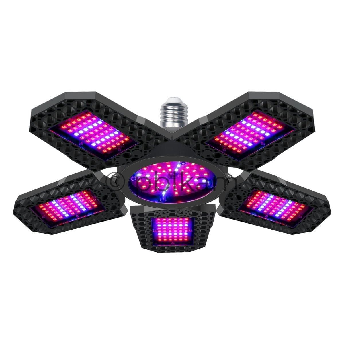 5 - Panel foldable LED Grow Light Full Spectrum Red Blue for Indoor Plants - Ricon Lighting