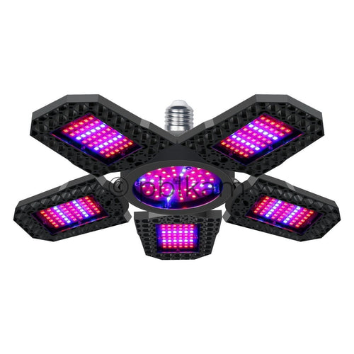 5 - Panel foldable LED Grow Light Full Spectrum Red Blue for Indoor Plants - Ricon Lighting