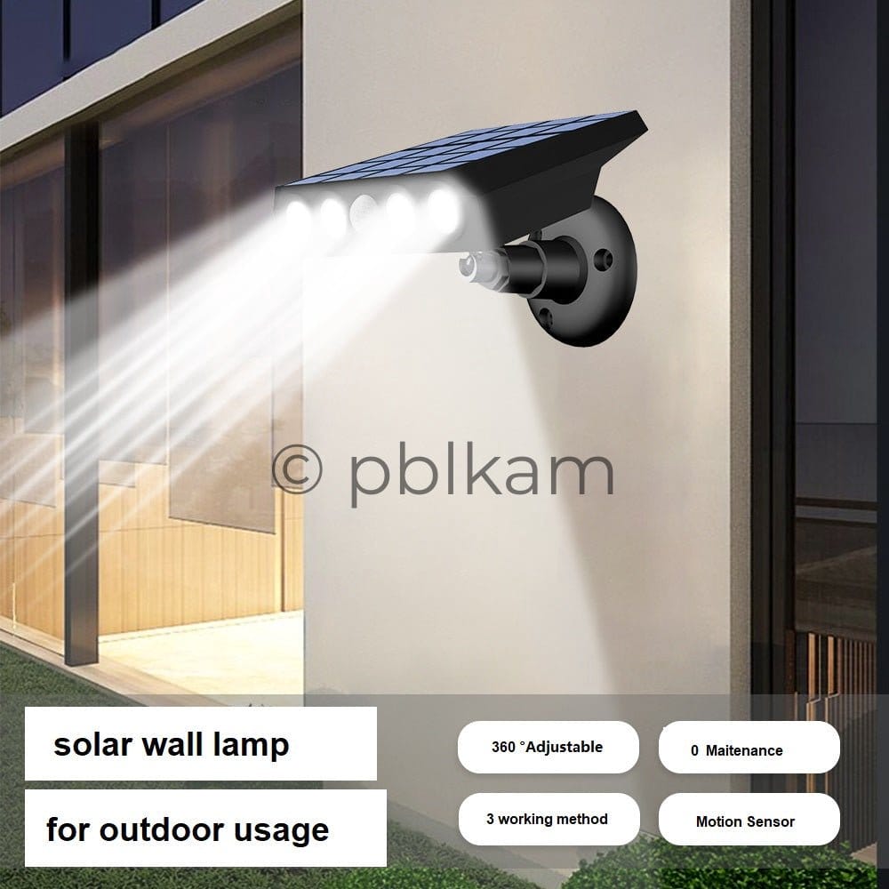 Wireless Solar Powered LED Wall Light with Motion Sensor - Ricon Lighting