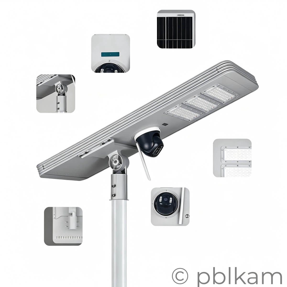 Solar Street Light with CCTV Camera TR300 - B 4G - Ricon Lighting