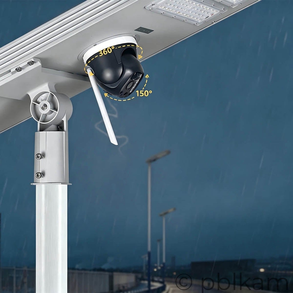 Solar Street Light with CCTV Camera TR300 - B 4G - Ricon Lighting