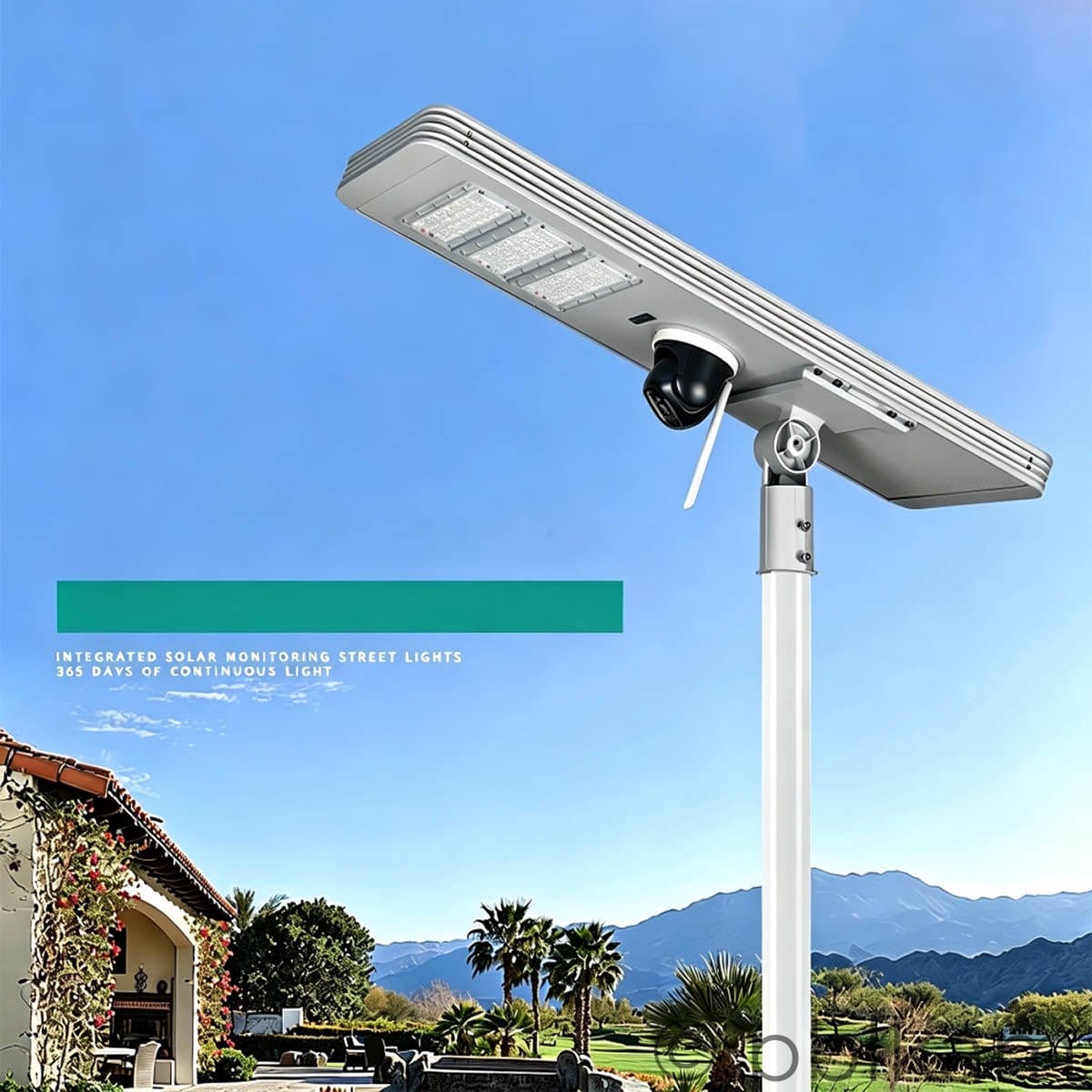 Solar Street Light with CCTV Camera TR300 - B 4G - Ricon Lighting