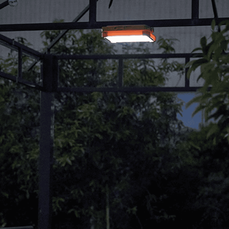 Portable Solar Flood Light | Solar Camping Light 350W 12000mAh - Ricon Lighting