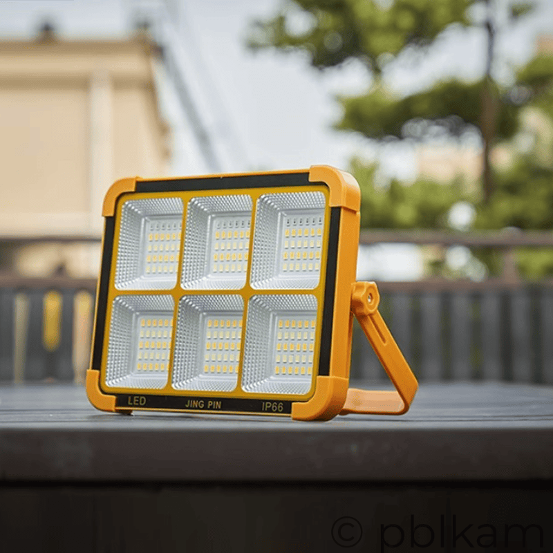Portable Solar Flood Light | Solar Camping Light 350W 12000mAh - Ricon Lighting