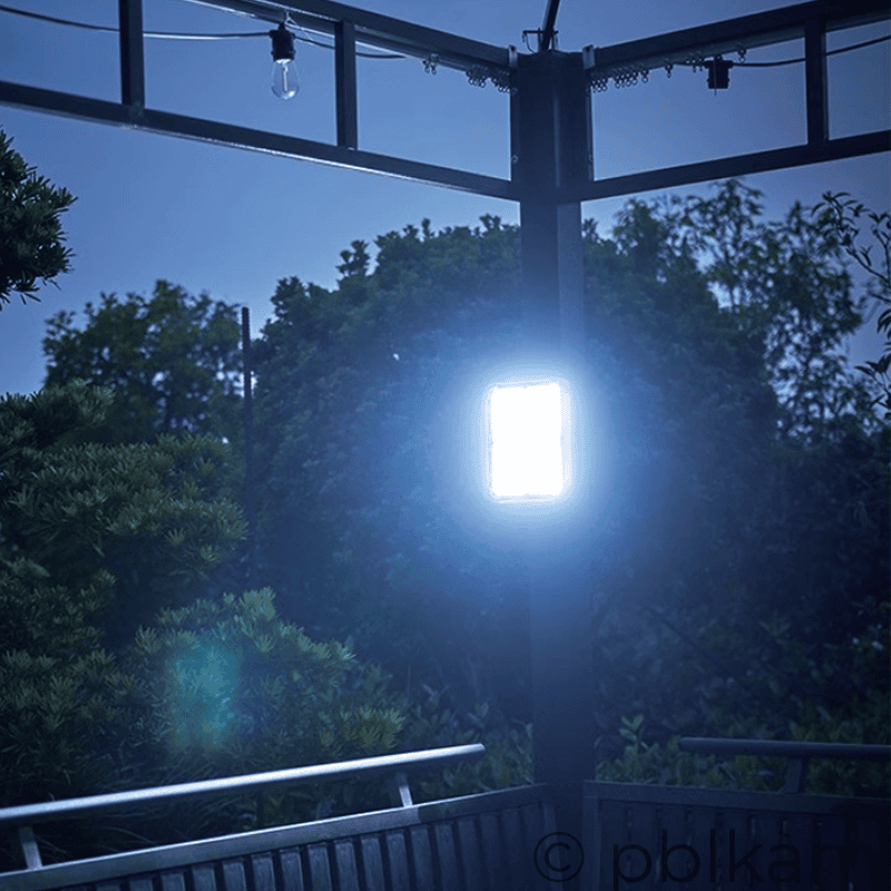 Portable Solar Flood Light | Solar Camping Light 350W 12000mAh - Ricon Lighting