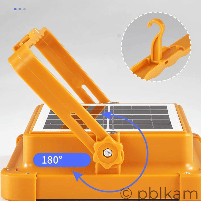 Portable Solar Flood Light | Solar Camping Light 350W 12000mAh - Ricon Lighting