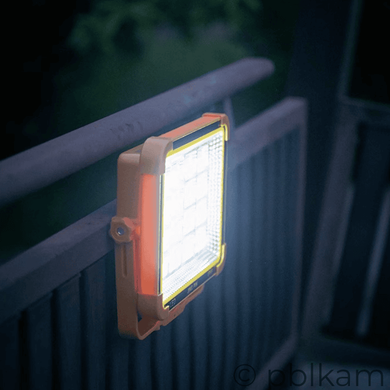 Portable Solar Flood Light | Solar Camping Light 350W 12000mAh - Ricon Lighting