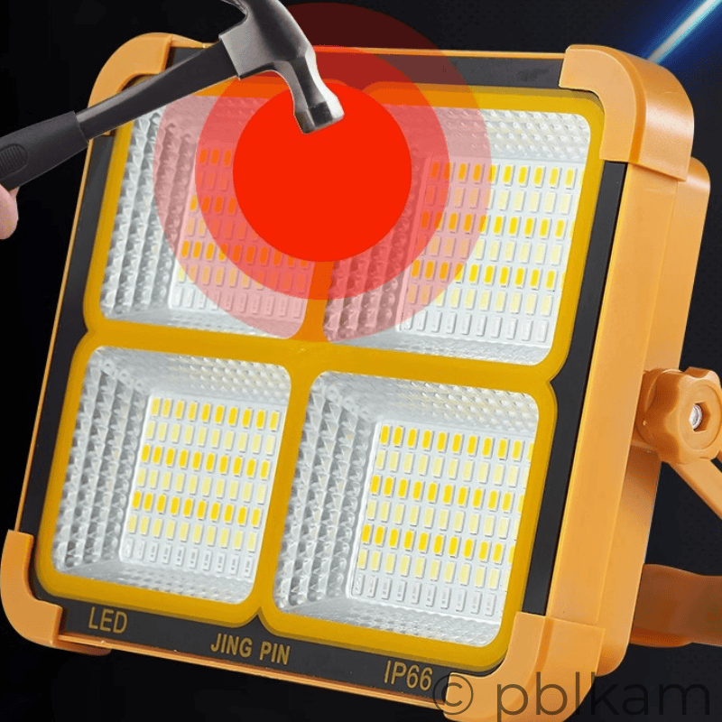 Portable Solar Flood Light | Solar Camping Light 350W 12000mAh - Ricon Lighting