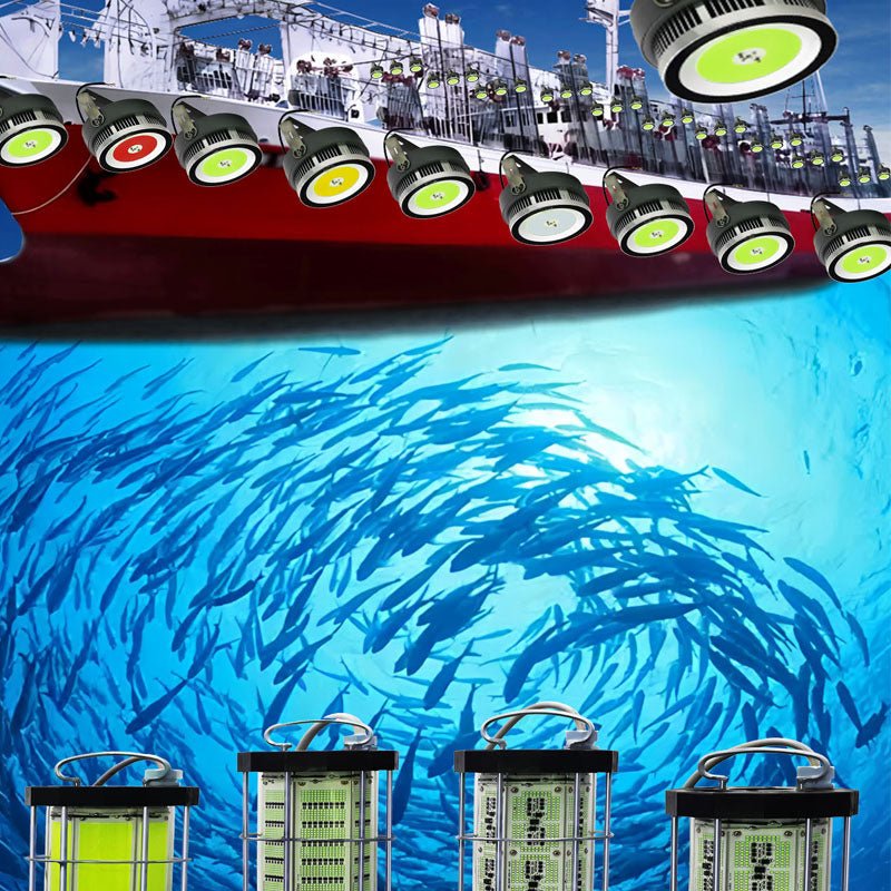 AC COB LED Fish Attracting Light 1000W | Vessel - Mounted - Ricon Lighting