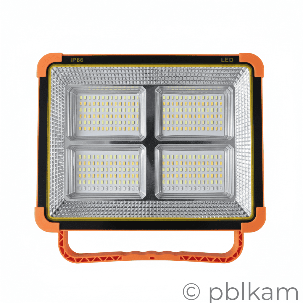 Portable Solar Flood Light | Solar Camping Light 350W 12000mAh - Ricon Lighting