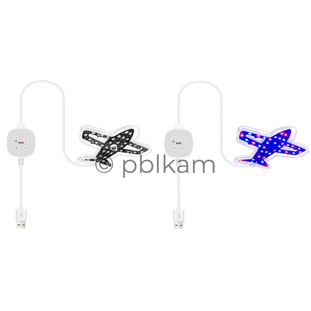 Airplane LED Grow Light USB Dimmable 4000K Red Blue for Indoor Plants - Ricon Lighting