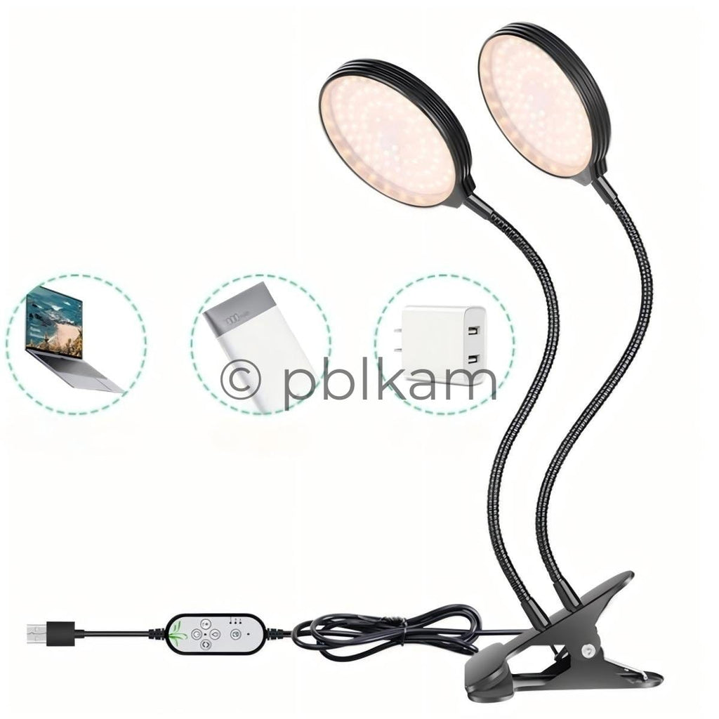 LED Disk Clip - On Grow Light Full Spectrum - Ricon Lighting