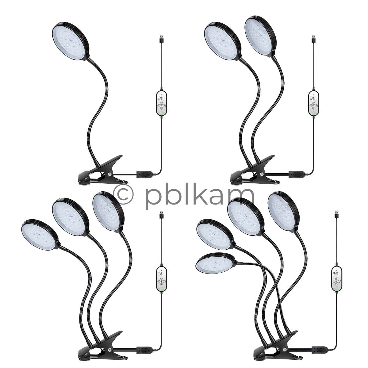 LED Disk Clip - On Grow Light Full Spectrum - Ricon Lighting