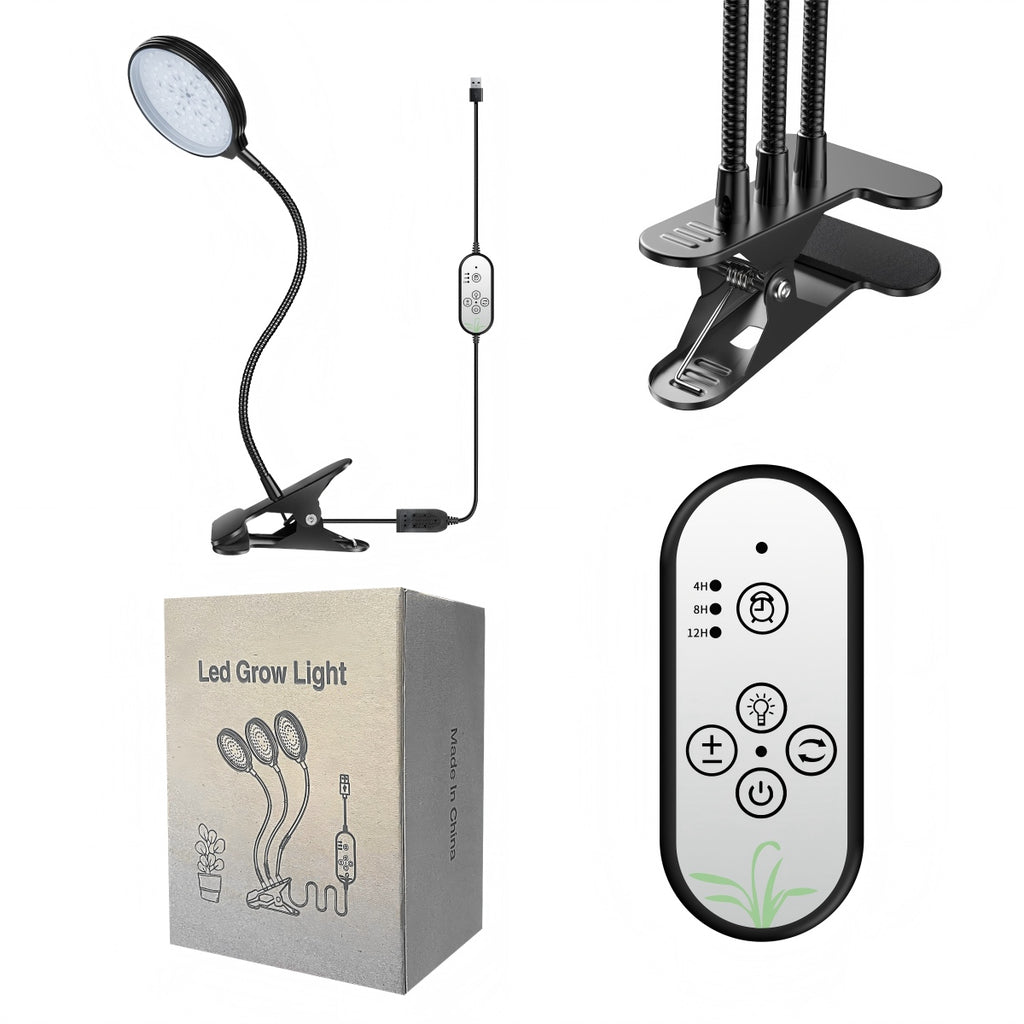 LED Disk Clip - On Grow Light Full Spectrum - Ricon Lighting