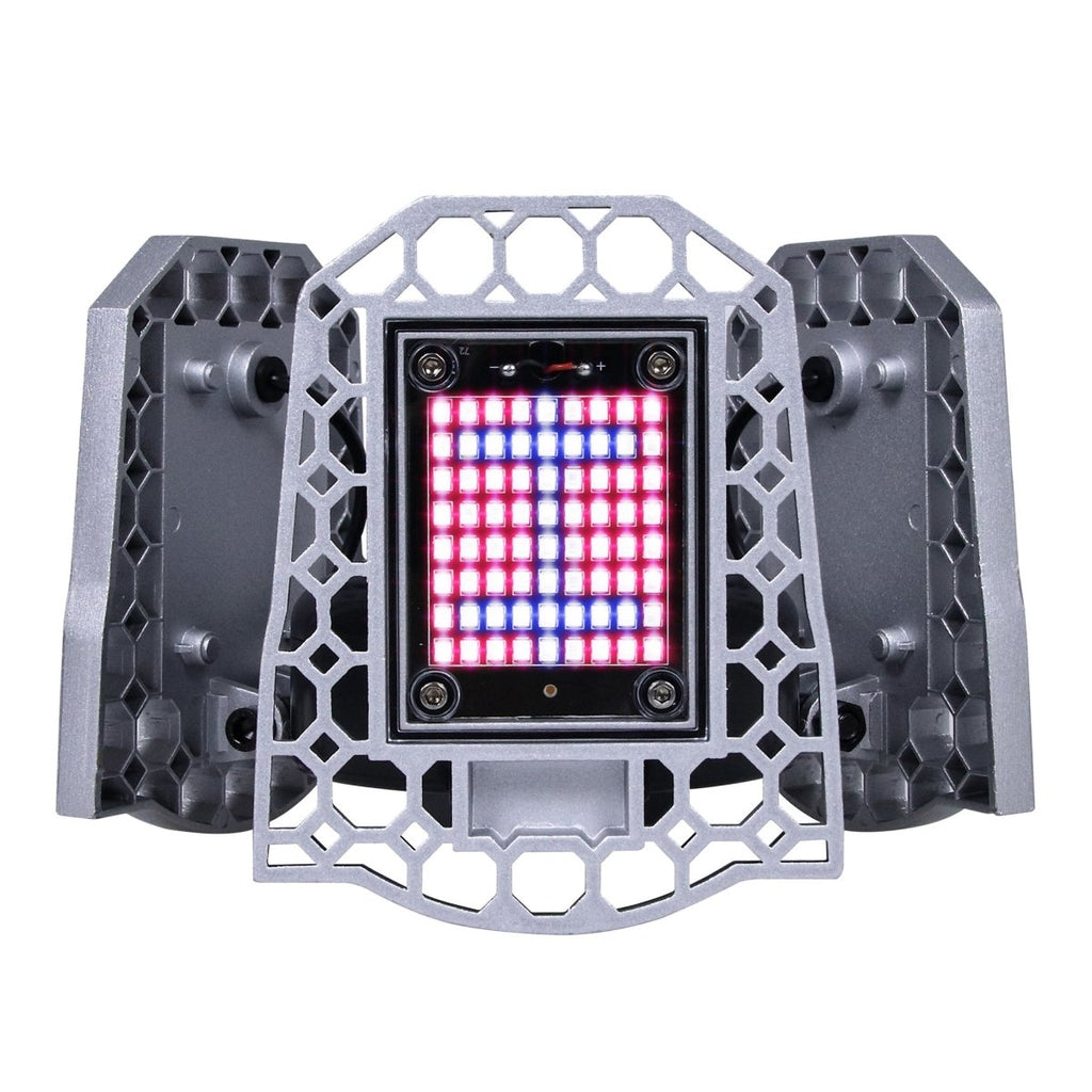 216 LED Foldable Grow Light E26/E27 | Sunlight & Red Blue Spectrum for Indoor Plants - Ricon Lighting