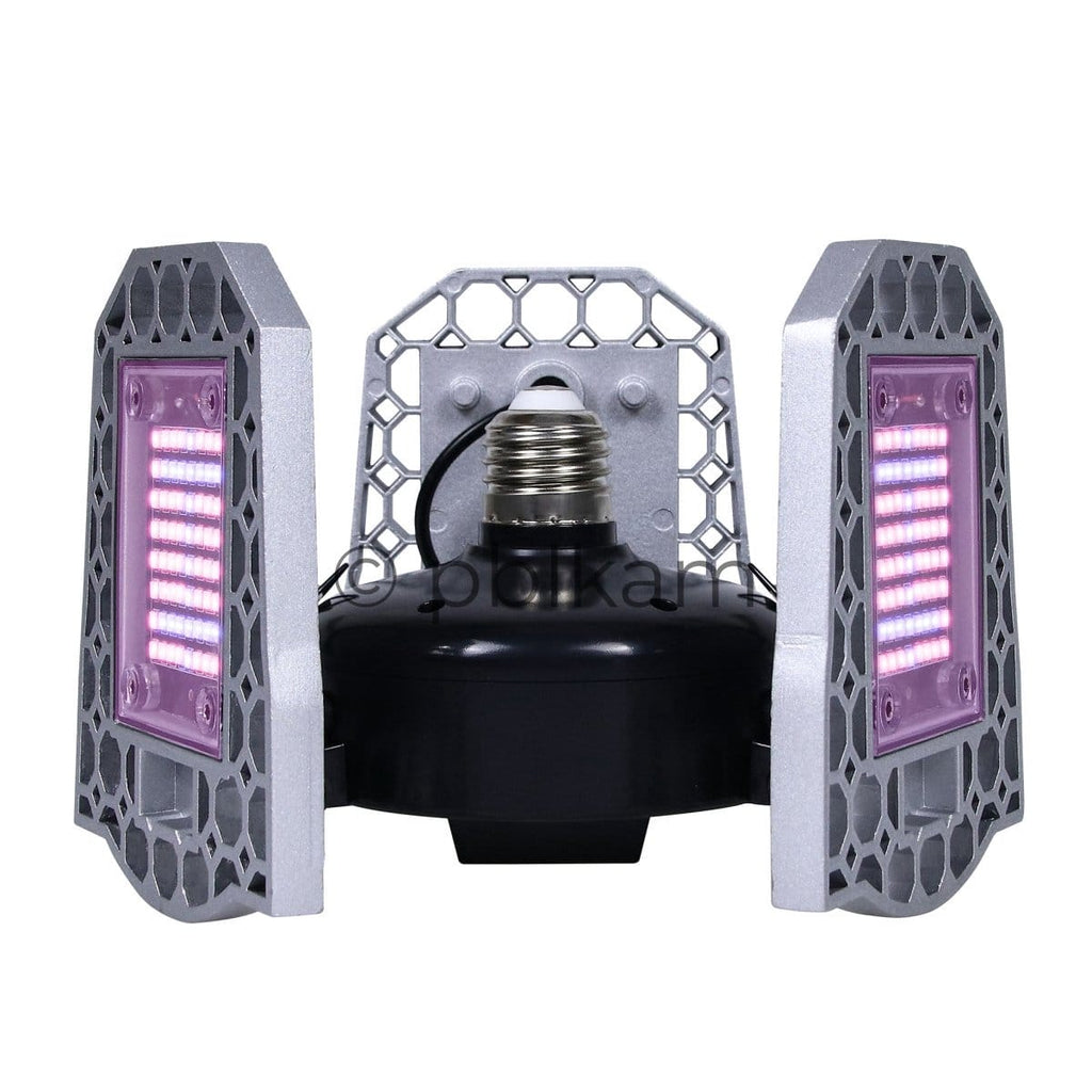 216 LED Foldable Grow Light E26/E27 | Sunlight & Red Blue Spectrum for Indoor Plants - Ricon Lighting