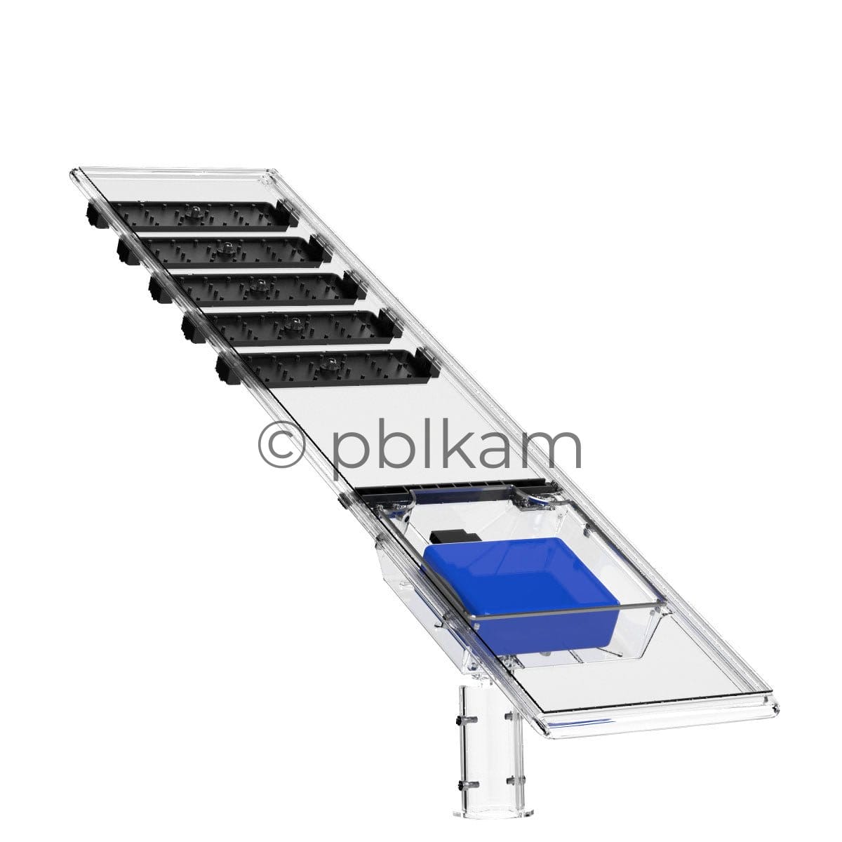 Integrated Remote Adjustable Solar LED Street Light All - in - One Factory Direct - Ricon Lighting