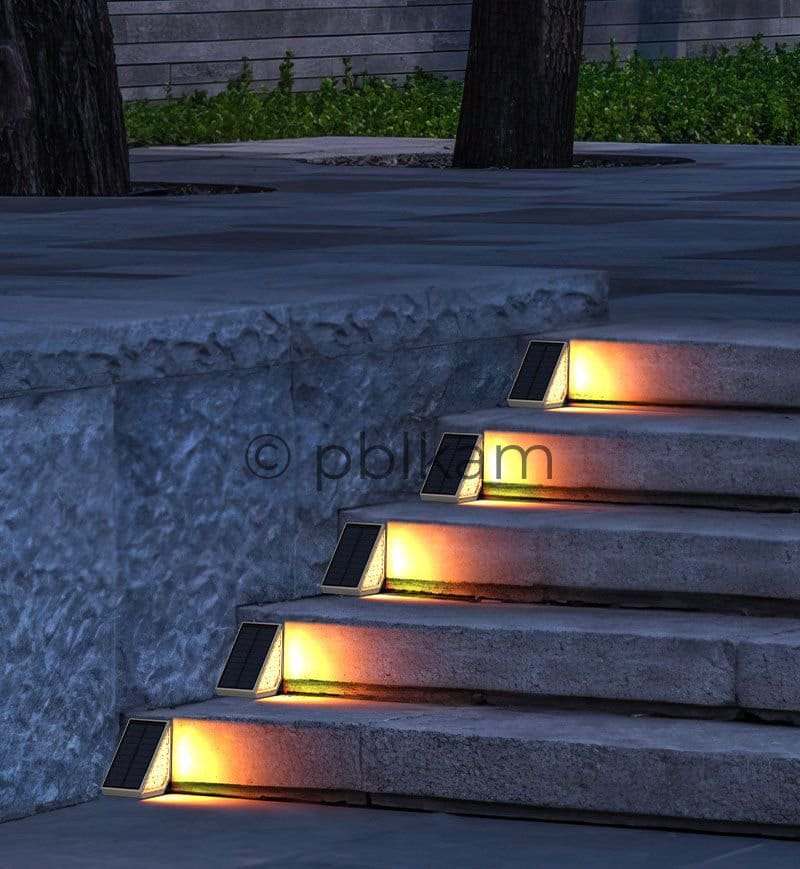 Solar Stair Light Outdoor IP65 Waterproof Dual Color Solar Step Light Outdoor - Ricon Lighting