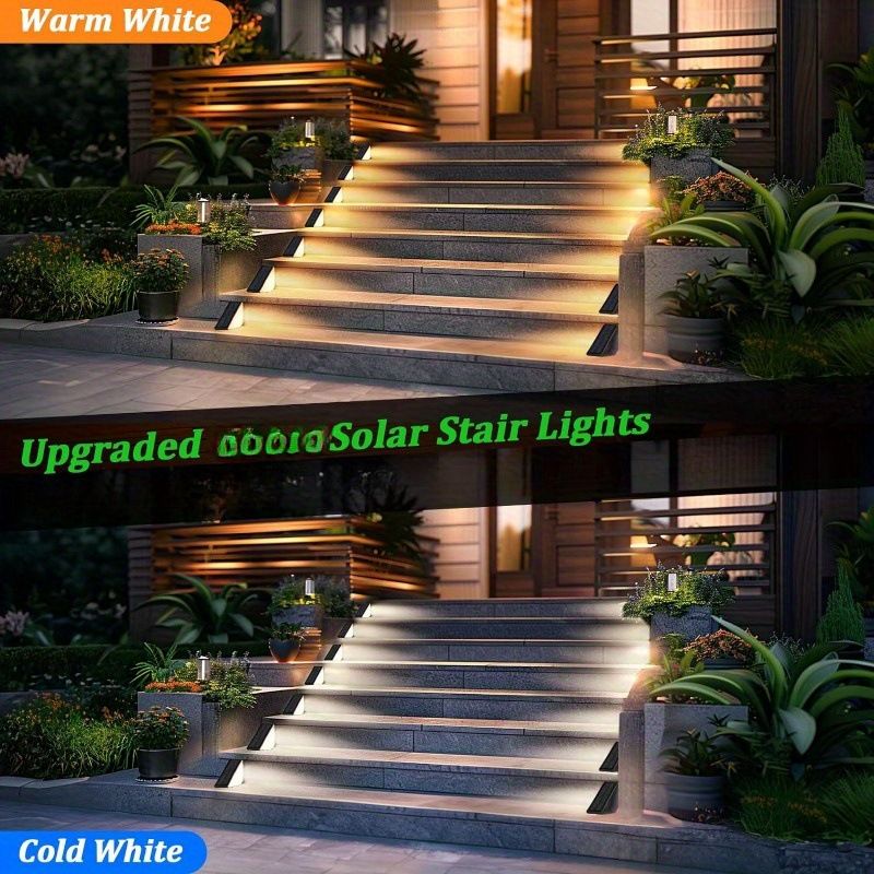 Solar Stair Light Outdoor IP65 Waterproof Dual Color Solar Step Light Outdoor - Ricon Lighting