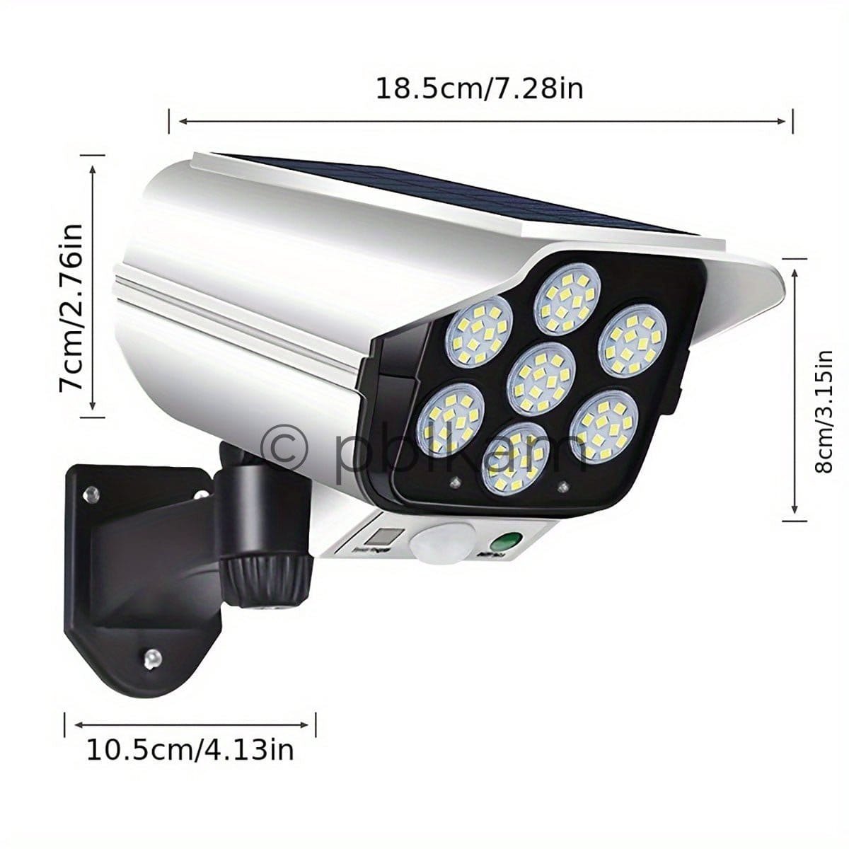 Solar Motion Sensor LED Light Security Style Outdoor Lamp - Ricon Lighting