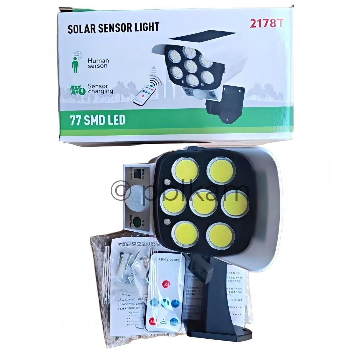 Solar Motion Sensor LED Light Security Style Outdoor Lamp - Ricon Lighting