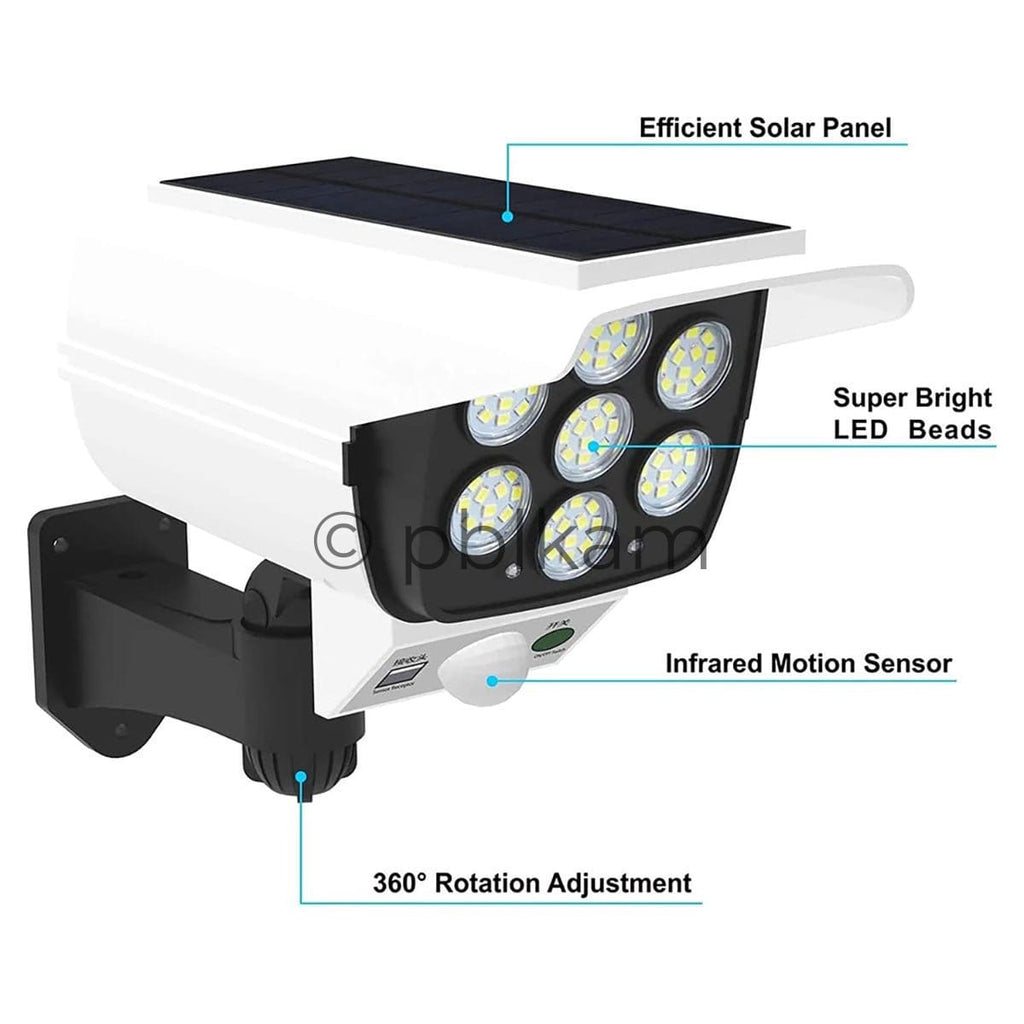 Solar Motion Sensor LED Light Security Style Outdoor Lamp - Ricon Lighting