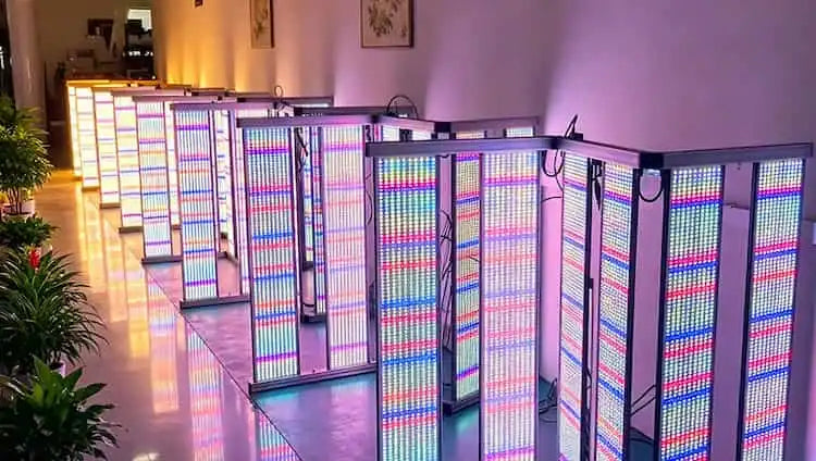 ricon led grow light newest in aging test room