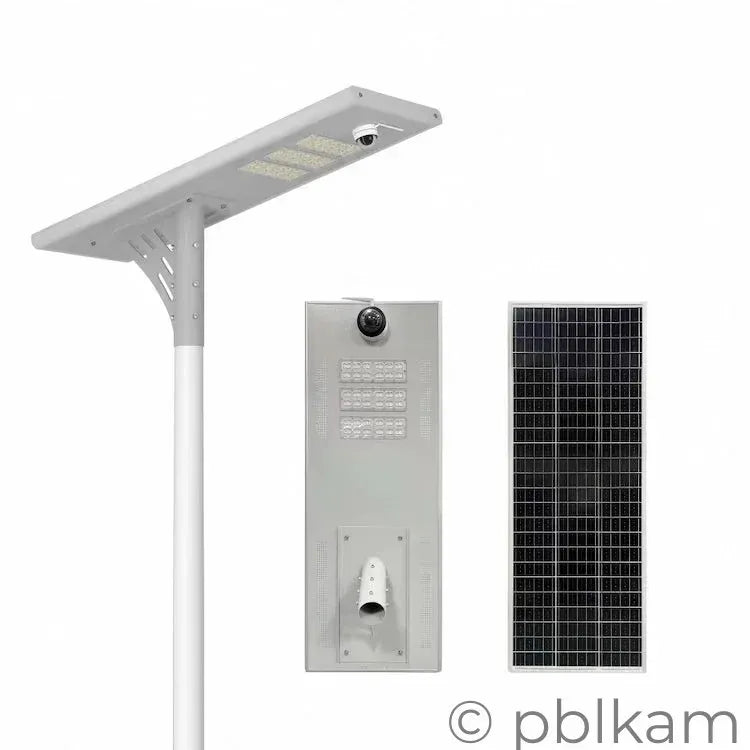 Solar Street Light with CCTV Camera | All - in - One | 40W - 100W - Ricon Lighting