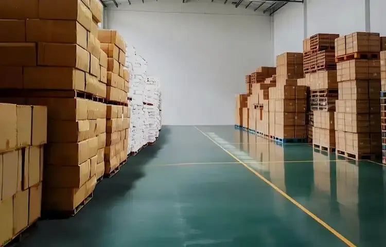 Ricon warehouse with finished grow light