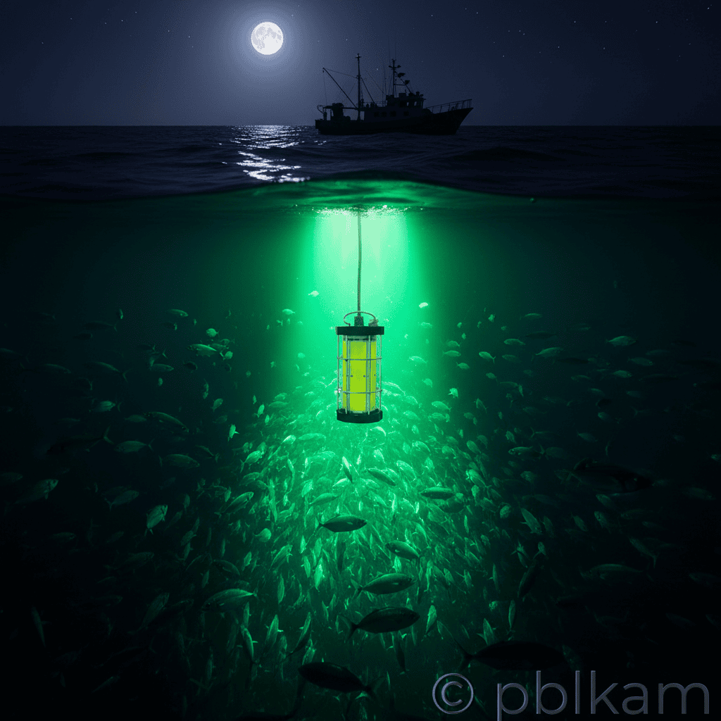 AC Submersible LED Fishing Light COB | High Power 2000W - 4000W - Ricon Lighting