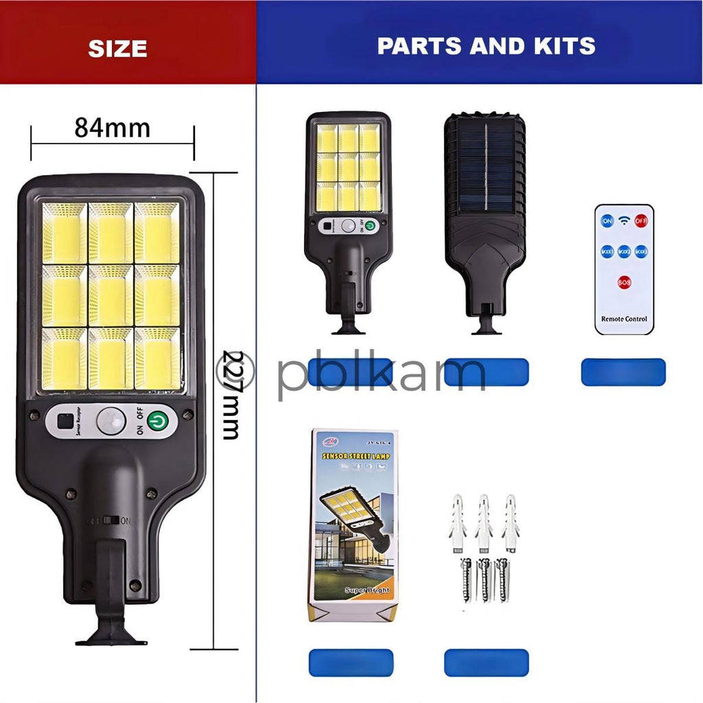 Mini Solar Motion Sensor Street Light Waterproof Outdoor - Ricon Lighting