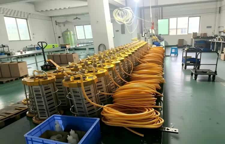 Riconlighting fishing light after assembling 
