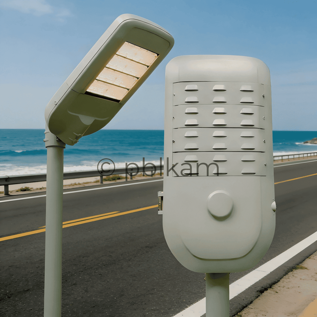 200W Split Solar Street Light | LED Outdoor Project Light - Ricon Lighting