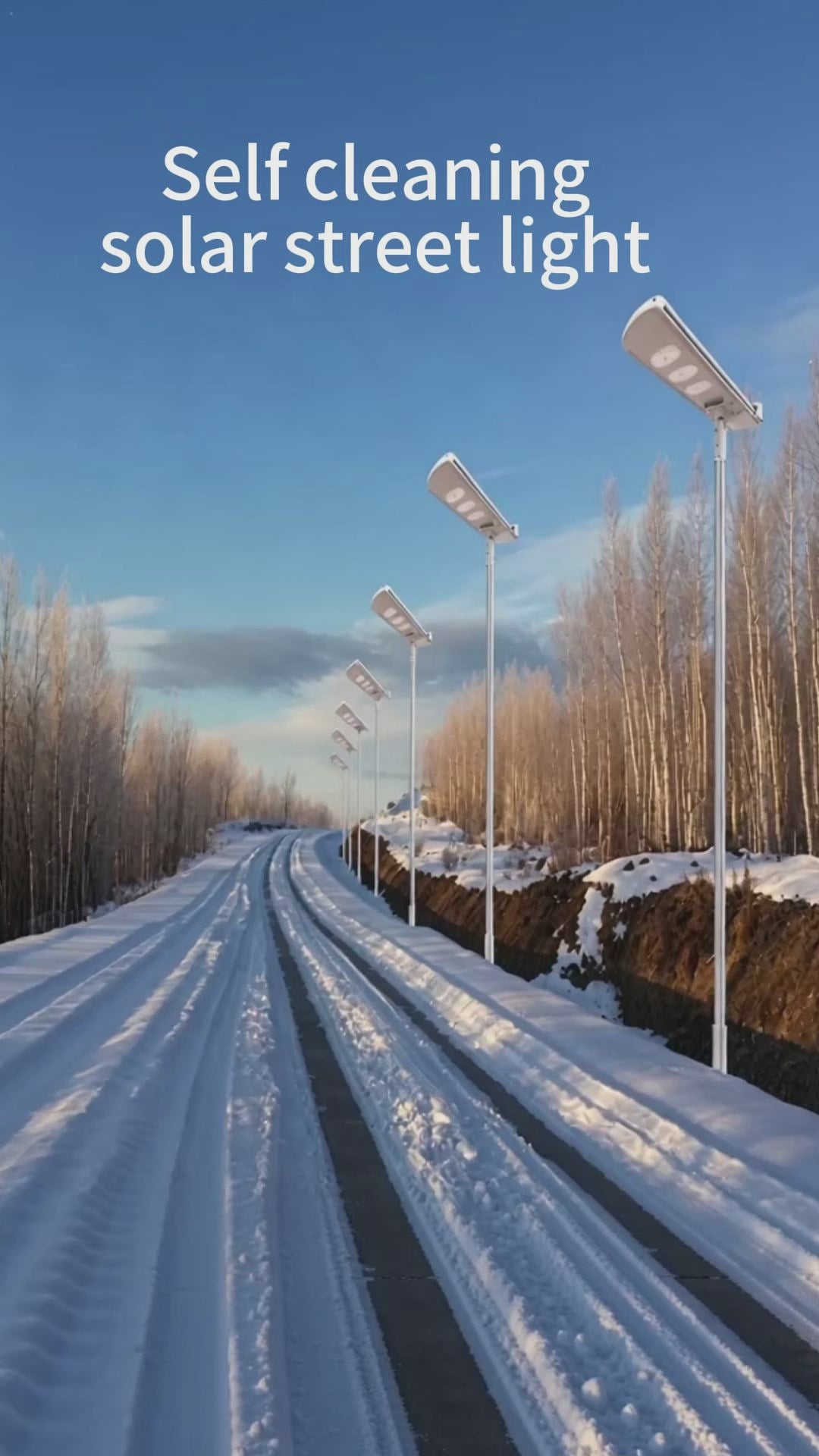AL-Auto Clean40 Series Solar Street Light with Auto-Cleaning System