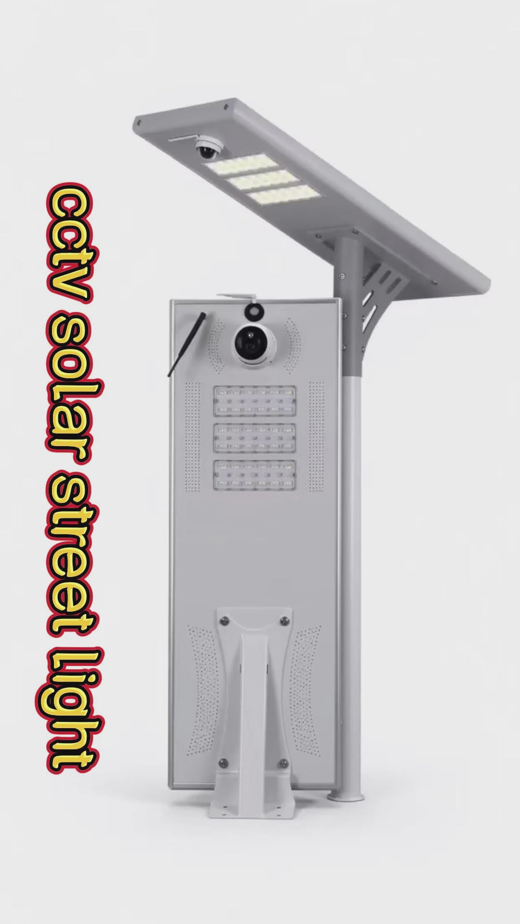 Solar Street Light with CCTV Camera | All-in-One | 40W-100W